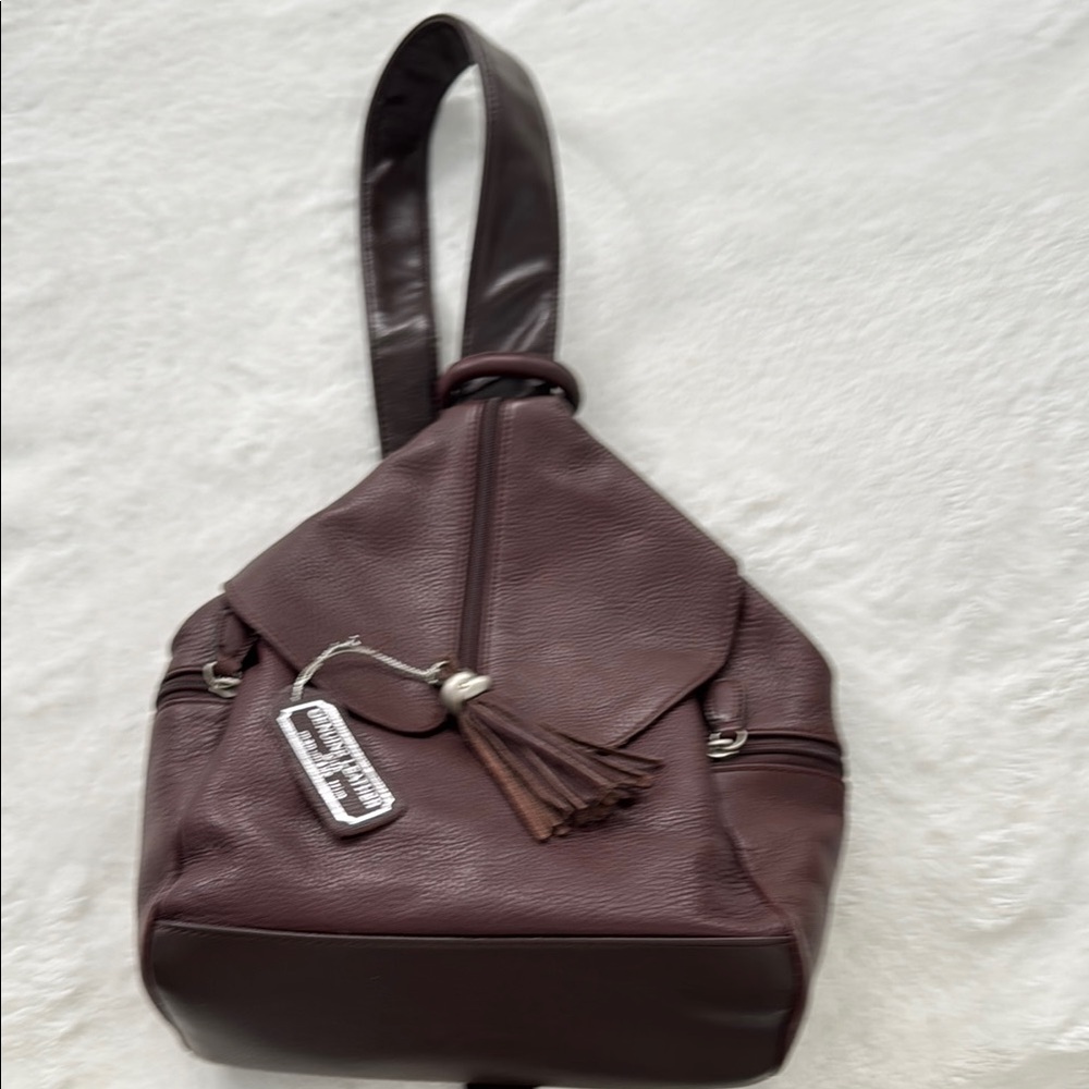Carriage House Brown Leather Shoulder Bag